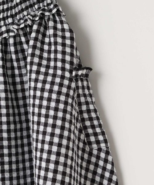 LOWRYS FARM（ローリーズファーム）の「ギンガムギャザースカート　264210（スカート・キッズ・ブラック/ピンク/ブルー・110cm/120cm/130cm/140cm/150cm）」の17枚目の写真