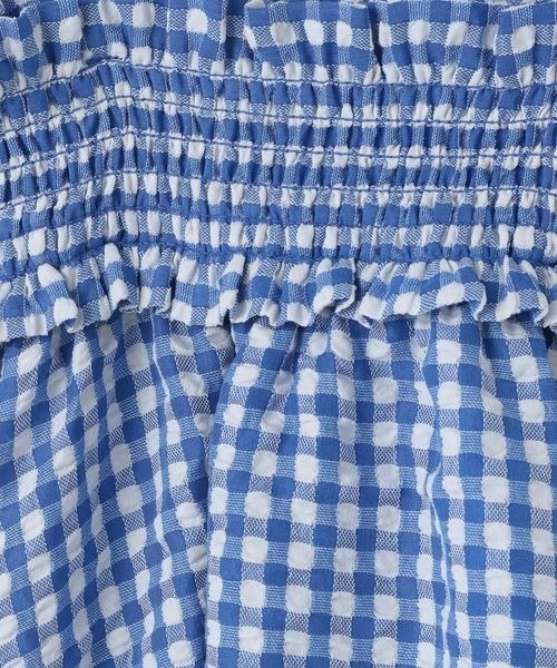 LOWRYS FARM（ローリーズファーム）の「ギンガムギャザースカート　264210（スカート・キッズ・ブラック/ピンク/ブルー・110cm/120cm/130cm/140cm/150cm）」の7枚目の写真