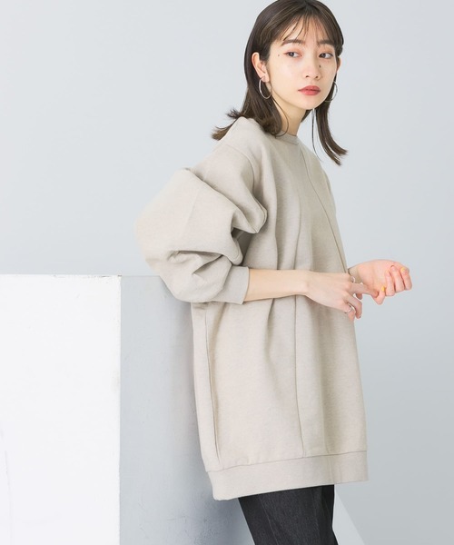 KBF(ケイビーエフ)の「ライニングスリーブスウェット(Tシャツ/カットソー・レディース・ライトブルー/ベージュ/オレンジ/アイボリー・ONE)」の15枚目の写真