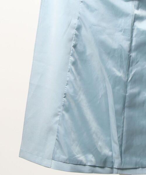 Chez toi（シェトワ）の「異素材バイカラートレンチコート（トレンチコート・レディース・ブラック/ベージュ/ブルー・FREE）」の6枚目の写真