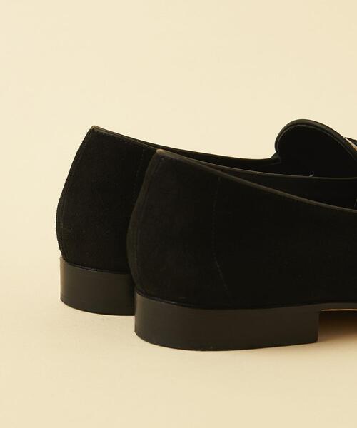 FERRANTE（フェランテ）の「＜FERRANTE（フェランテ) ＞ ベルテッド コンビシューズ（スリッポン・メンズ・ブラック・7h/7/8h/6h/6/8）」の3枚目の写真