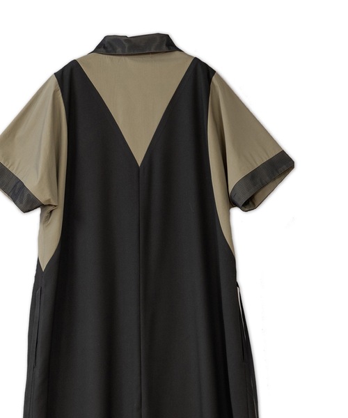 La SRIC（ラスリック）の「La SRIC / ドッキングポロOP（シャツワンピース・レディース・オフホワイト/カーキ・38）」の11枚目の写真