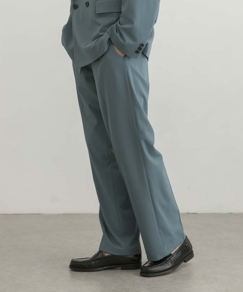 URBAN RESEARCH（アーバンリサーチ）の「URBAN RESEARCH iD　サイロギャバTWO TUCK SLACKS（その他パンツ・メンズ・ベージュ/グリーン/ネイビー・MEDIUM/LARGE）」の6枚目の写真