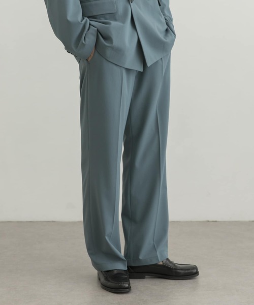 URBAN RESEARCH（アーバンリサーチ）の「URBAN RESEARCH iD　サイロギャバTWO TUCK SLACKS（その他パンツ・メンズ・ベージュ/グリーン/ネイビー・MEDIUM/LARGE）」の22枚目の写真