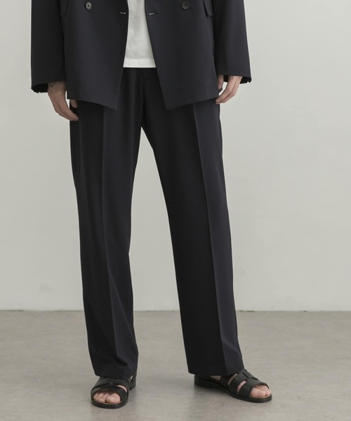 URBAN RESEARCH（アーバンリサーチ）の「URBAN RESEARCH iD　サイロギャバTWO TUCK SLACKS（その他パンツ・メンズ・ベージュ/グリーン/ネイビー・MEDIUM/LARGE）」の4枚目の写真