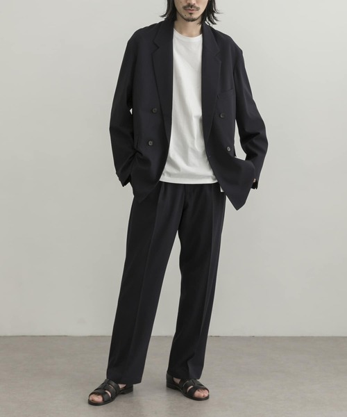 URBAN RESEARCH（アーバンリサーチ）の「URBAN RESEARCH iD　サイロギャバTWO TUCK SLACKS（その他パンツ・メンズ・ベージュ/グリーン/ネイビー・MEDIUM/LARGE）」の13枚目の写真