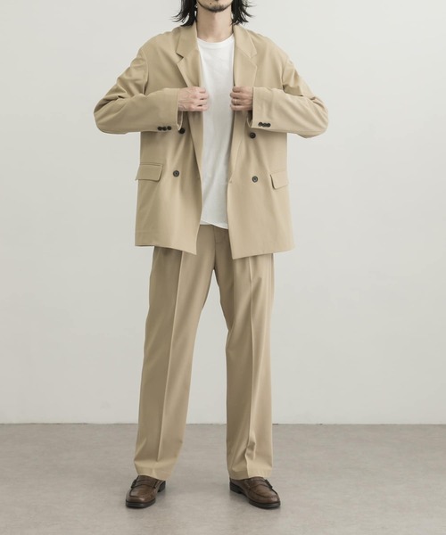 URBAN RESEARCH（アーバンリサーチ）の「URBAN RESEARCH iD　サイロギャバTWO TUCK SLACKS（その他パンツ・メンズ・ベージュ/グリーン/ネイビー・MEDIUM/LARGE）」の19枚目の写真