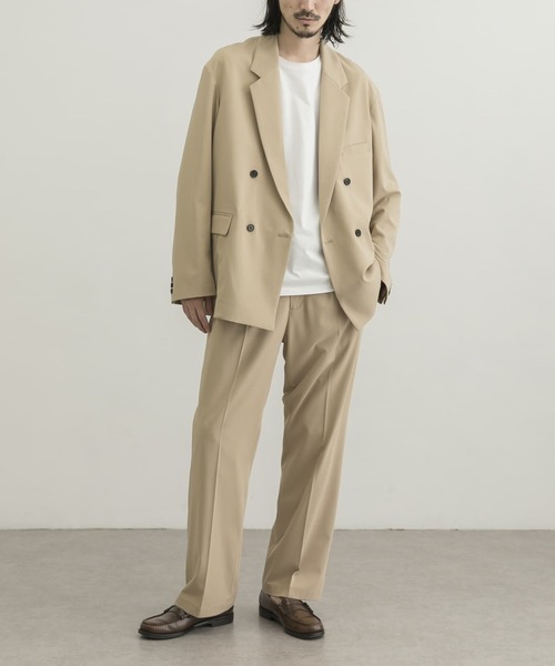 URBAN RESEARCH（アーバンリサーチ）の「URBAN RESEARCH iD　サイロギャバTWO TUCK SLACKS（その他パンツ・メンズ・ベージュ/グリーン/ネイビー・MEDIUM/LARGE）」の5枚目の写真