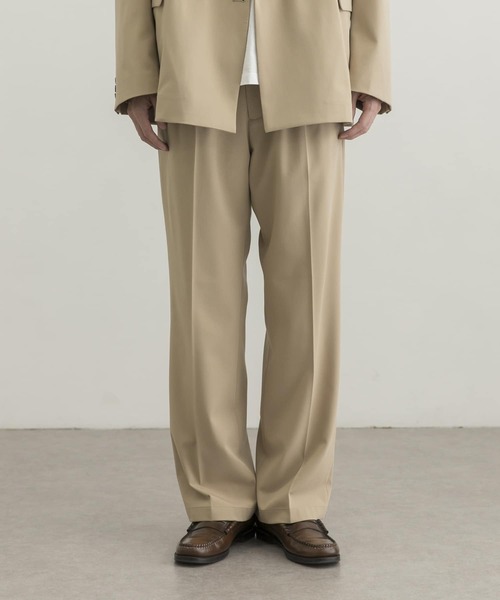 URBAN RESEARCH（アーバンリサーチ）の「URBAN RESEARCH iD　サイロギャバTWO TUCK SLACKS（その他パンツ・メンズ・ベージュ/グリーン/ネイビー・MEDIUM/LARGE）」の14枚目の写真