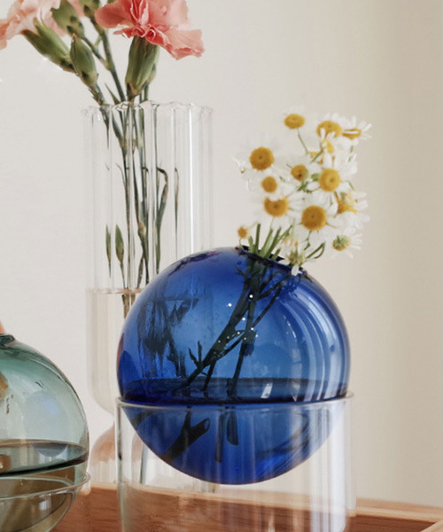 Opt!(オプト)の「〈Opt!/オプト〉FLOWER VASE/フラワーベース バルーン ミニ(フラワーベース・レディース・ピンク/オレンジ/ブルー/ミント/クリア・ONE SIZE)」の2枚目の写真