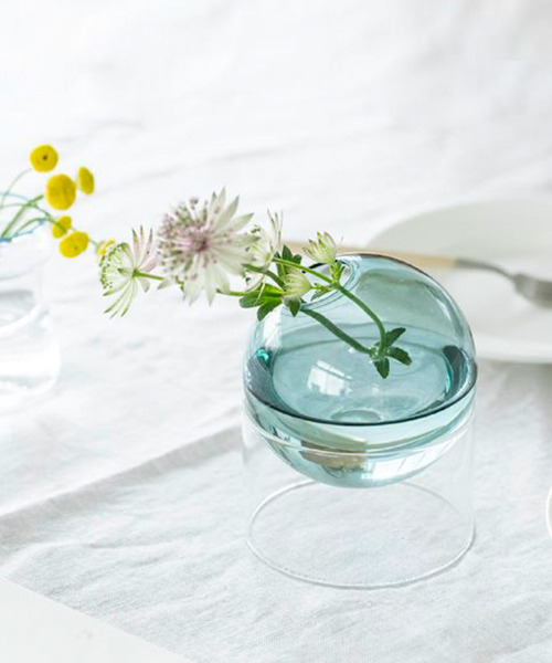 Opt!(オプト)の「〈Opt!/オプト〉FLOWER VASE/フラワーベース バルーン ミニ(フラワーベース・レディース・ピンク/オレンジ/ブルー/ミント/クリア・ONE SIZE)」の1枚目の写真