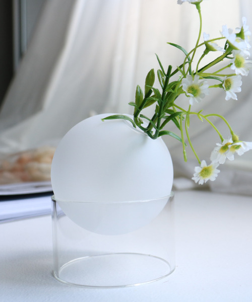 Opt!(オプト)の「〈Opt!/オプト〉FLOWER VASE/フラワーベース バルーン ミニ(フラワーベース・レディース・ピンク/オレンジ/ブルー/ミント/クリア・ONE SIZE)」の7枚目の写真