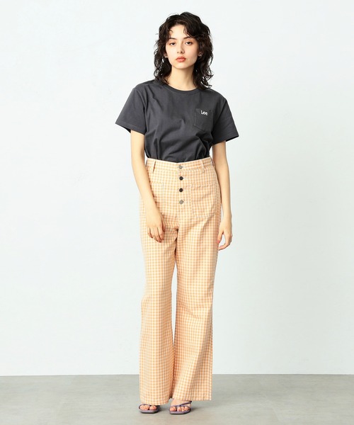 Lee(リー)の「Lee/リー マリンパッチ フレアパンツ(デニムパンツ・レディース・グリーン系その他/オレンジ系その他・SMALL/MEDIUM/X-SMALL)」の12枚目の写真