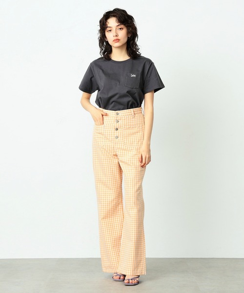 Lee(リー)の「Lee/リー マリンパッチ フレアパンツ(デニムパンツ・レディース・グリーン系その他/オレンジ系その他・SMALL/MEDIUM/X-SMALL)」の13枚目の写真