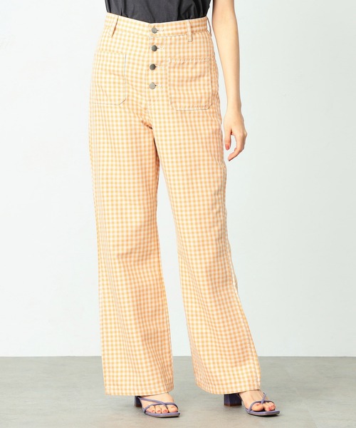 Lee(リー)の「Lee/リー マリンパッチ フレアパンツ(デニムパンツ・レディース・グリーン系その他/オレンジ系その他・SMALL/MEDIUM/X-SMALL)」の15枚目の写真