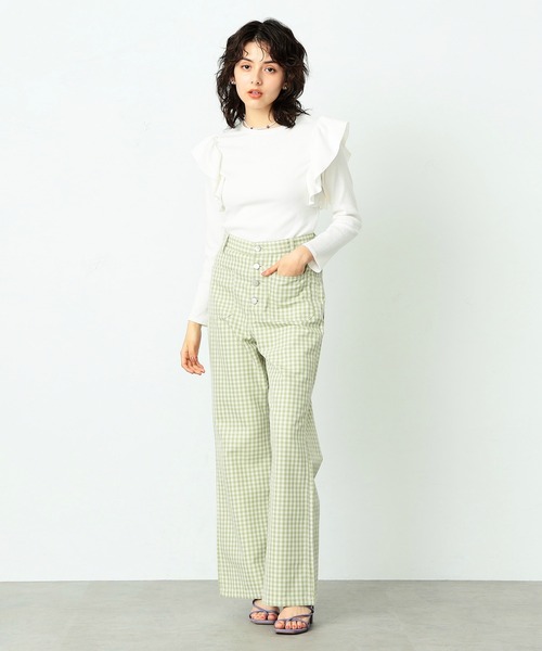 Lee(リー)の「Lee/リー マリンパッチ フレアパンツ(デニムパンツ・レディース・グリーン系その他/オレンジ系その他・SMALL/MEDIUM/X-SMALL)」の21枚目の写真