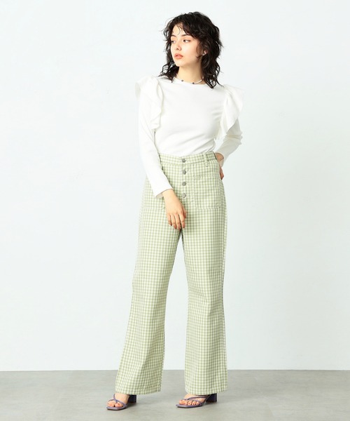 Lee(リー)の「Lee/リー マリンパッチ フレアパンツ(デニムパンツ・レディース・グリーン系その他/オレンジ系その他・SMALL/MEDIUM/X-SMALL)」の22枚目の写真