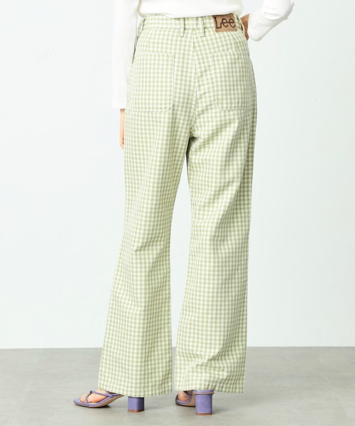 Lee(リー)の「Lee/リー マリンパッチ フレアパンツ(デニムパンツ・レディース・グリーン系その他/オレンジ系その他・SMALL/MEDIUM/X-SMALL)」の3枚目の写真