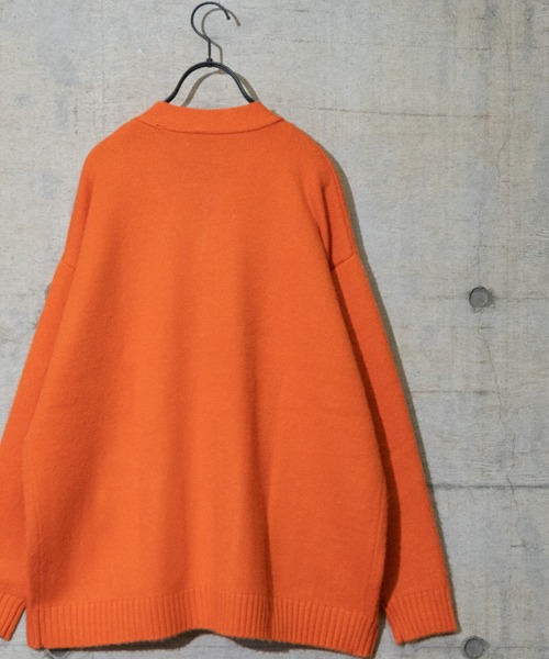 JOHN'S CLOSET（ジョンズクローゼット）の「【i】７Ｇアクリルシャギーカーディガン（カーディガン/ボレロ・メンズ・ライトブルー/レッド/オレンジ/グリーン/マスタード・MEDIUM/LARGE/X-LARGE）」の9枚目の写真