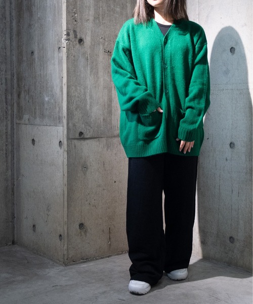 JOHN'S CLOSET（ジョンズクローゼット）の「【i】７Ｇアクリルシャギーカーディガン（カーディガン/ボレロ・メンズ・ライトブルー/レッド/オレンジ/グリーン/マスタード・MEDIUM/LARGE/X-LARGE）」の12枚目の写真