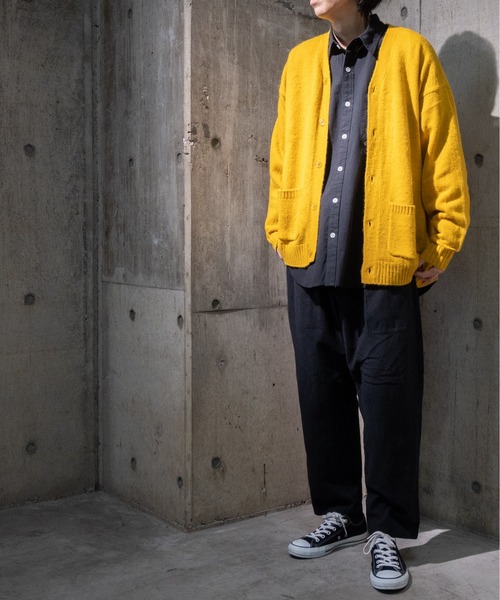 JOHN'S CLOSET（ジョンズクローゼット）の「【i】７Ｇアクリルシャギーカーディガン（カーディガン/ボレロ・メンズ・ライトブルー/レッド/オレンジ/グリーン/マスタード・MEDIUM/LARGE/X-LARGE）」の15枚目の写真