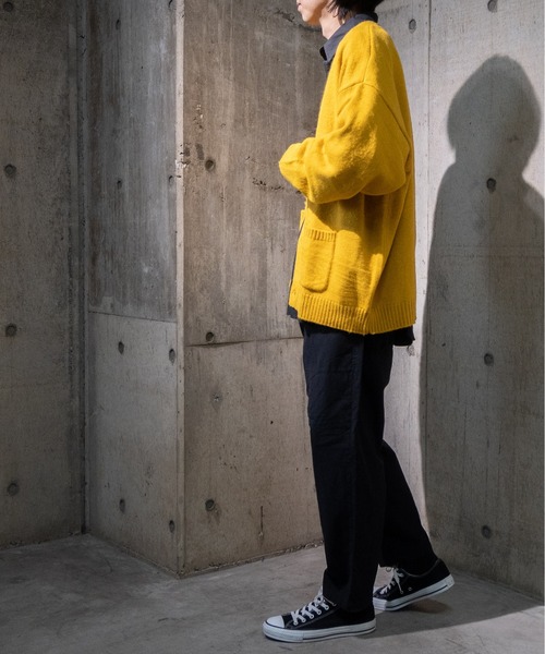 JOHN'S CLOSET（ジョンズクローゼット）の「【i】７Ｇアクリルシャギーカーディガン（カーディガン/ボレロ・メンズ・ライトブルー/レッド/オレンジ/グリーン/マスタード・MEDIUM/LARGE/X-LARGE）」の16枚目の写真