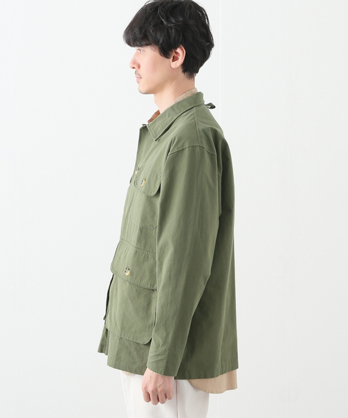 B.C STOCK(ベーセーストック)の「ウィルスガイガー 別注 カバーオール(ブルゾン・メンズ・ブラック/カーキ・MEDIUM/LARGE)」の17枚目の写真