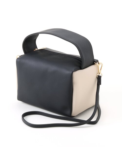 frames RAY CASSIN（フレームスレイカズン）の「キャラメルボックスショルダー（ショルダーバッグ・レディース・ピンク/オフホワイト/グリーン/ブラック・FREE）」の5枚目の写真