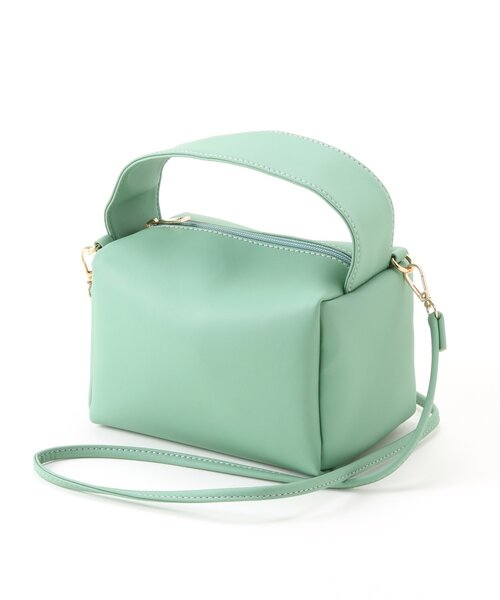 frames RAY CASSIN（フレームスレイカズン）の「キャラメルボックスショルダー（ショルダーバッグ・レディース・ピンク/オフホワイト/グリーン/ブラック・FREE）」の12枚目の写真