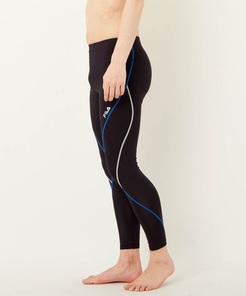 FILA（フィラ）の「FILA/フィラ ラッシュガード コンプレッションレギンス/無地 接触冷感 吸水速乾 水陸両用 ＵＶケア  411120（レギンス/スパッツ・メンズ・ブラック/ブルー/ネイビー・LL/M/L/XL）」の12枚目の写真