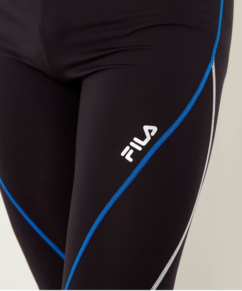 FILA（フィラ）の「FILA/フィラ ラッシュガード コンプレッションレギンス/無地 接触冷感 吸水速乾 水陸両用 ＵＶケア  411120（レギンス/スパッツ・メンズ・ブラック/ブルー/ネイビー・LL/M/L/XL）」の4枚目の写真