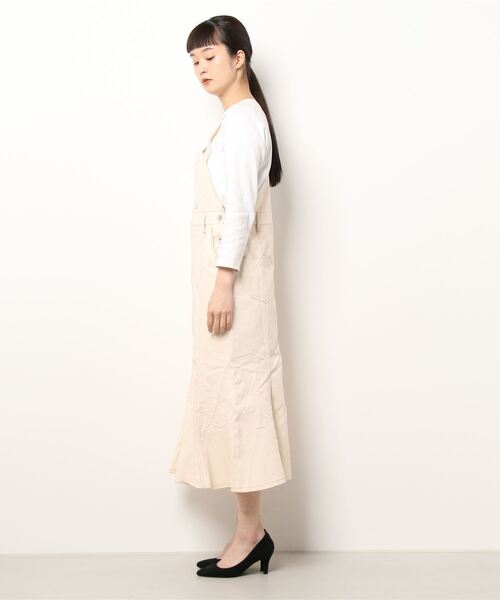 prose verse（プロズヴェール）の「マーメイドジャンパースカート（ワンピース・レディース・アイボリー/インディゴブルー・MEDIUM）」の3枚目の写真