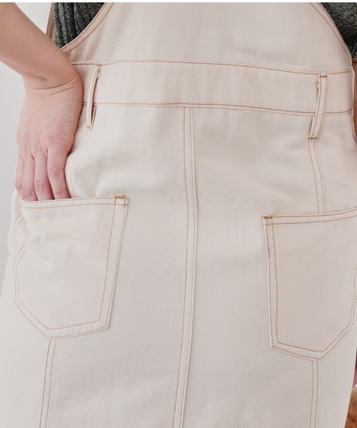 prose verse（プロズヴェール）の「マーメイドジャンパースカート（ワンピース・レディース・アイボリー/インディゴブルー・MEDIUM）」の13枚目の写真