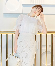 PROPORTION BODY DRESSING | シャーリングブラウス / 1212110406(シャツ/ブラウス)