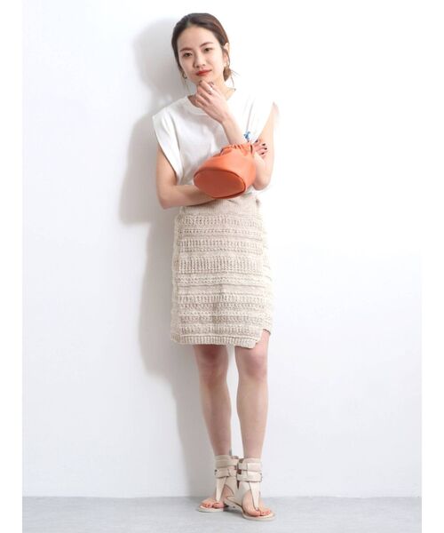 Ungrid（アングリッド）の「ロゴルーズタンクトップ（タンクトップ・レディース・チャコールグレー/オフホワイト/グリーン・FREE）」の14枚目の写真