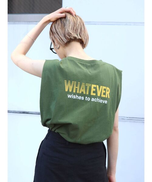 Ungrid（アングリッド）の「ロゴルーズタンクトップ（タンクトップ・レディース・チャコールグレー/オフホワイト/グリーン・FREE）」の17枚目の写真