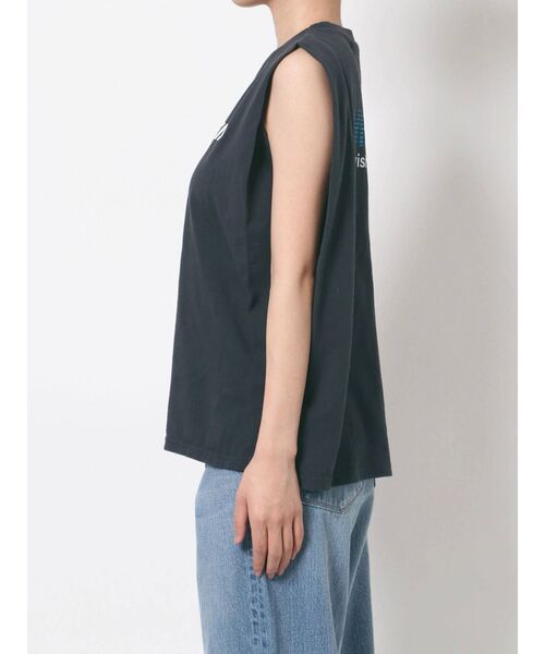 Ungrid（アングリッド）の「ロゴルーズタンクトップ（タンクトップ・レディース・チャコールグレー/オフホワイト/グリーン・FREE）」の12枚目の写真