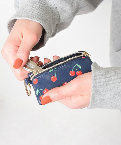 Flowering（フラワーリング）の「マルチデザイン/キーポーチ（キーケース/キーアクセサリー・レディース・ホワイト/パープル/ネイビー/ブラウン/シルバー/オレンジ・FREE）」の17枚目の写真