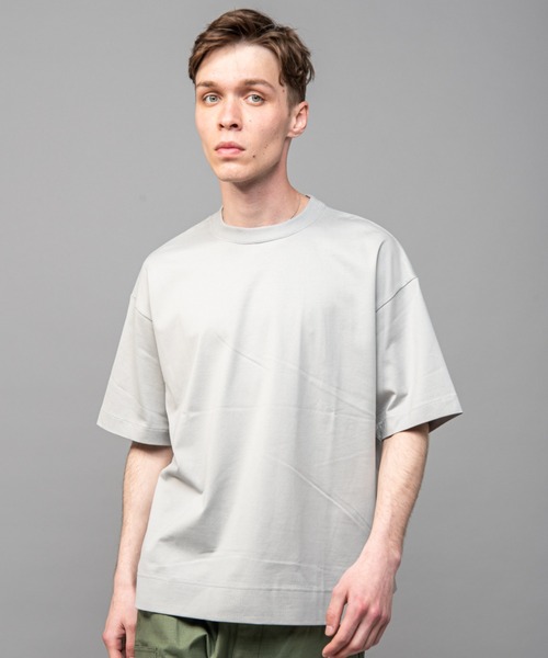 MR.OLIVE(ミスターオリーブ)の「ロイヤル ハイガーゼコットン / オーバーサイズ Tシャツ(Tシャツ/カットソー・メンズ・ダークグレー/グレー/アイボリー/グレー系その他・LARGE/MEDIUM/SMALL)」の3枚目の写真