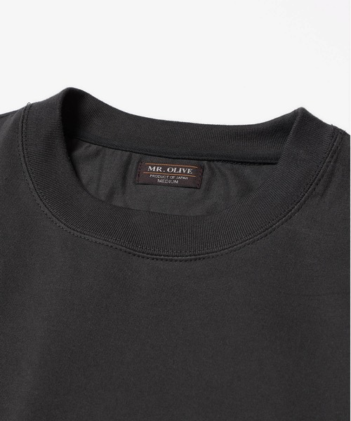 MR.OLIVE(ミスターオリーブ)の「ロイヤル ハイガーゼコットン / オーバーサイズ Tシャツ(Tシャツ/カットソー・メンズ・ダークグレー/グレー/アイボリー/グレー系その他・LARGE/MEDIUM/SMALL)」の10枚目の写真