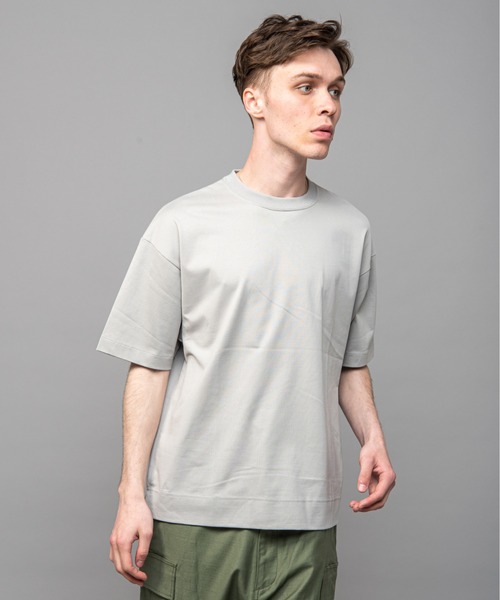 MR.OLIVE(ミスターオリーブ)の「ロイヤル ハイガーゼコットン / オーバーサイズ Tシャツ(Tシャツ/カットソー・メンズ・ダークグレー/グレー/アイボリー/グレー系その他・LARGE/MEDIUM/SMALL)」の5枚目の写真