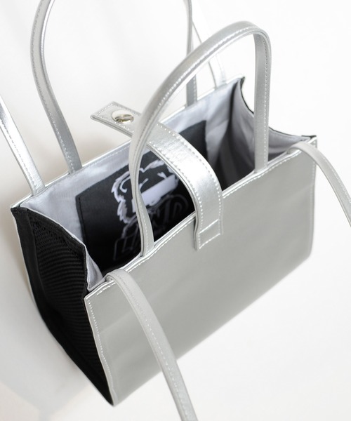 LAND by MILKBOY（ランドバイミルクボーイ）の「Faux leather ミニバッグ（ショルダーバッグ・レディース・A/B・FREE）」の11枚目の写真