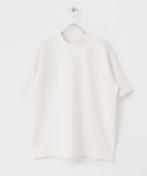 SENSE OF PLACE by URBAN RESEARCH（センスオブプレイスバイアーバンリサーチ）の「ツイルポンチTシャツ(5分袖)（Tシャツ/カットソー・メンズ・ホワイト/ブラック/カーキ・MEDIUM/LARGE）」の16枚目の写真