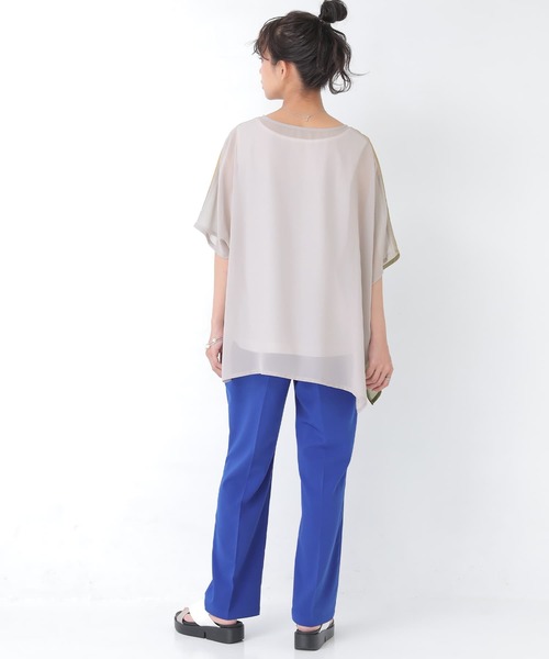 n'OrLABEL（ノアールレーベル）の「【廃盤】『フォトプリントシアートップス×タンクトップセット』（Tシャツ/カットソー・レディース・ネイビー/ライトグリーン・FREE）」の12枚目の写真