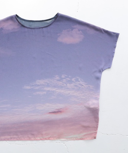 n'OrLABEL（ノアールレーベル）の「【廃盤】『フォトプリントシアートップス×タンクトップセット』（Tシャツ/カットソー・レディース・ネイビー/ライトグリーン・FREE）」の19枚目の写真