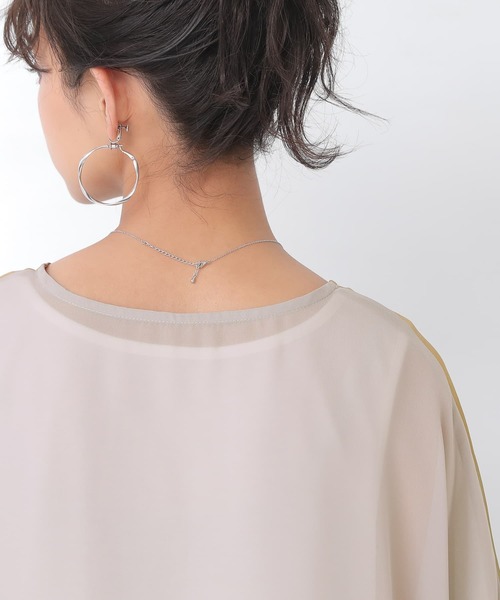 n'OrLABEL（ノアールレーベル）の「【廃盤】『フォトプリントシアートップス×タンクトップセット』（Tシャツ/カットソー・レディース・ネイビー/ライトグリーン・FREE）」の7枚目の写真