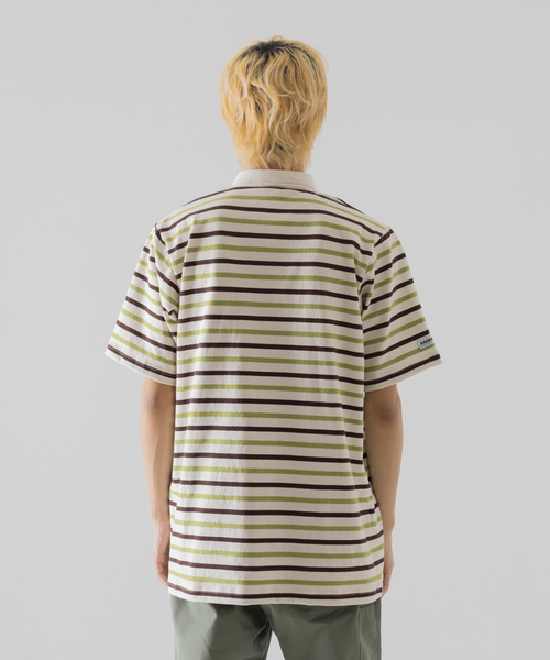 Barbarian(バーバリアン)の「【BARBARIAN / バーバリアン】 8oz ライト ウェイト ヘンリーネック ボーダーTシャツ(Tシャツ/カットソー・メンズ・アイボリー/ネイビー/グレー・S/M/L/XL)」の9枚目の写真