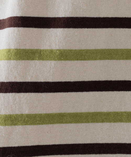 Barbarian(バーバリアン)の「【BARBARIAN / バーバリアン】 8oz ライト ウェイト ヘンリーネック ボーダーTシャツ(Tシャツ/カットソー・メンズ・アイボリー/ネイビー/グレー・S/M/L/XL)」の13枚目の写真