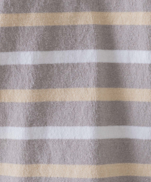 Barbarian(バーバリアン)の「【BARBARIAN / バーバリアン】 8oz ライト ウェイト ヘンリーネック ボーダーTシャツ(Tシャツ/カットソー・メンズ・アイボリー/ネイビー/グレー・S/M/L/XL)」の15枚目の写真