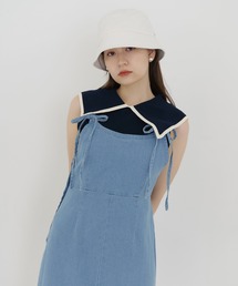 TINA：JOJUN | オーガニックコットン ビッグカラーニット TINA：JOJUN(ニット/セーター)